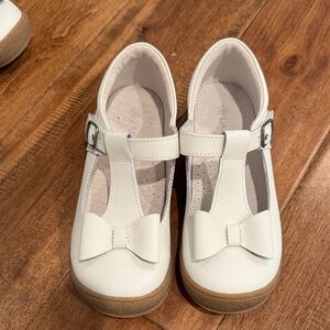 White Kids Shoes with Bow